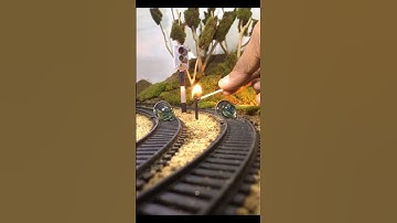 TWO RAILROADS VS TWO TRAINS  : TRAIN CRASH 😱