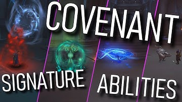 ALL COVENANT SIGNATURE ABILITIES - World of Warcraft Shadowlands Alpha