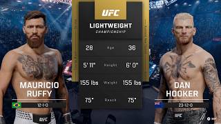 EA Sports UFC 6 Gameplay Mauricio Ruffy vs Dan Hooker