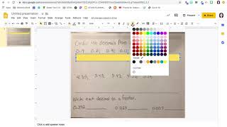 How to create a digital worksheet using Google Slides