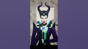 Glowup Maleficient #disney #disneyart #art #disneymovies #transformation #maleficent #shorts #short