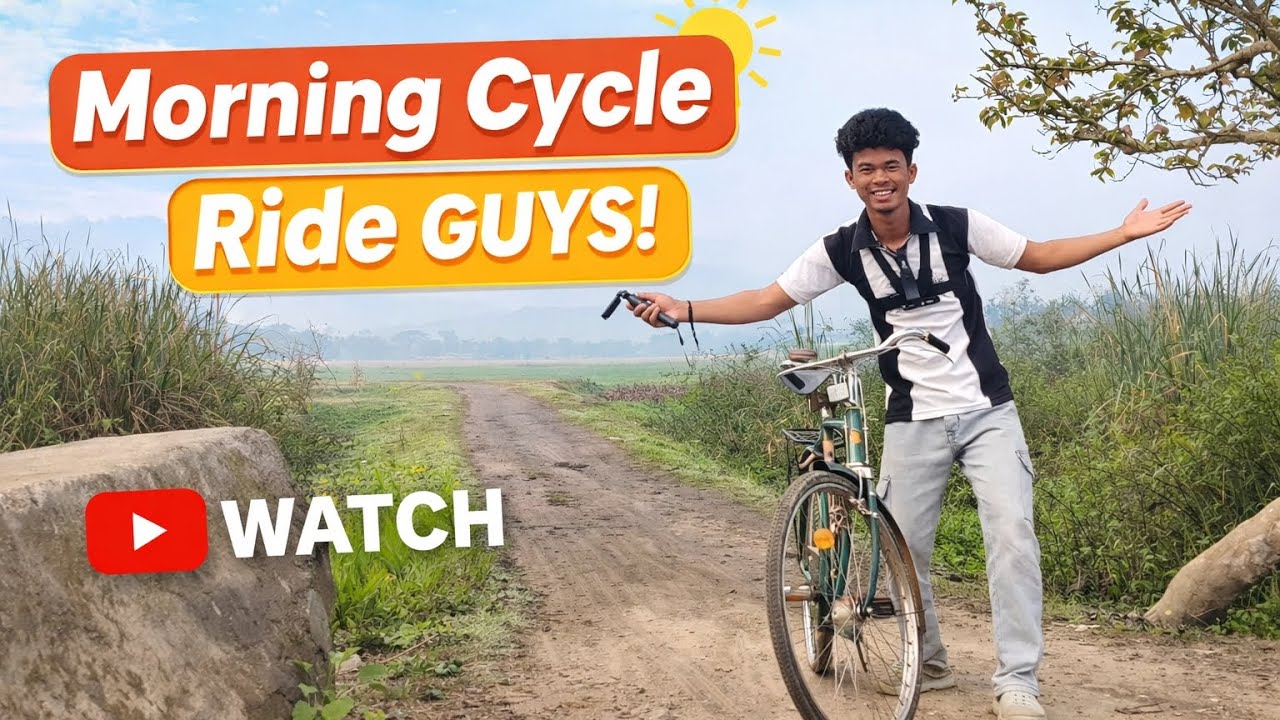 City to Village Cycle Ride Guys 💪👍#Monu Assam Vlogs 