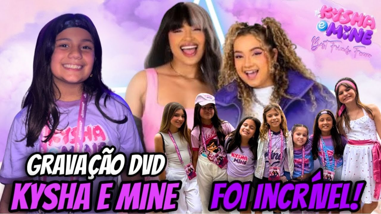 GRAVAÇÃO DO DVD KYSHA E MINE - FOI INCRÍVEL!!! *CASA SATURNO