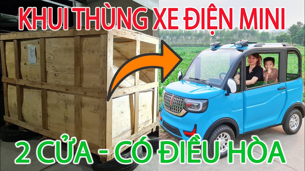 Đập Thùng Xe Điện Mini 2 Cửa Có Điều Hòa, Sưởi, Cửa Sổ Trời