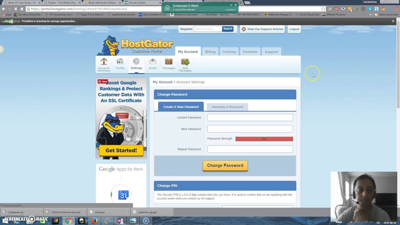 How to transfer your domain name from godaddy to Hostgator - YouTube