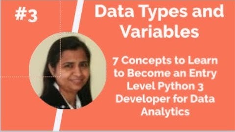 Python 3 Data Types, Variables and Arithmetic Operators #3
