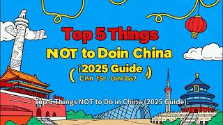 Top 5 Things to Not Do in China 2025 Guide