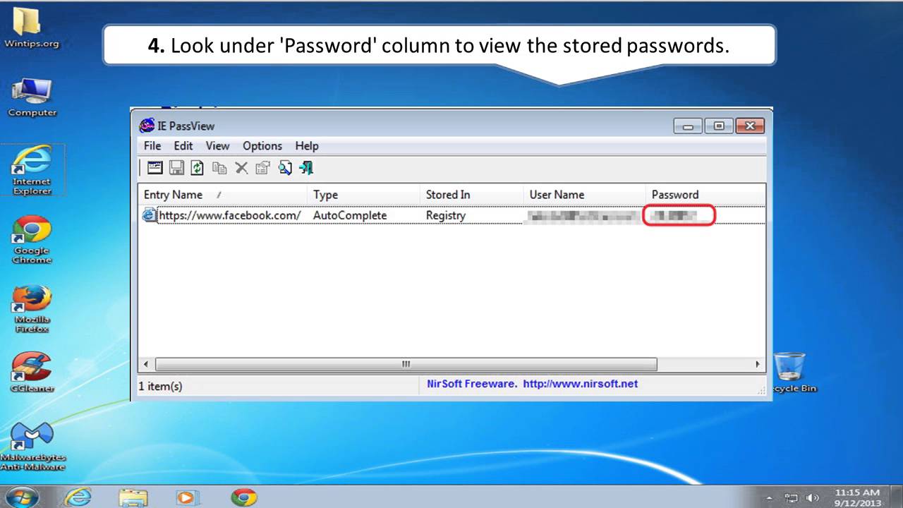 How To View Stored Passwords In Internet Explorer Youtube - roblox for windows 7 internet explorer