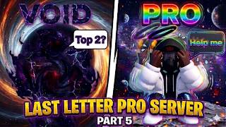 Roblox Last Letter Grinding (Pro Server) Part 5