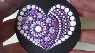mandalas dot painting mandala heart easy rocks painted paint tutorial diy valentines rock pattern simple dots tutorials super