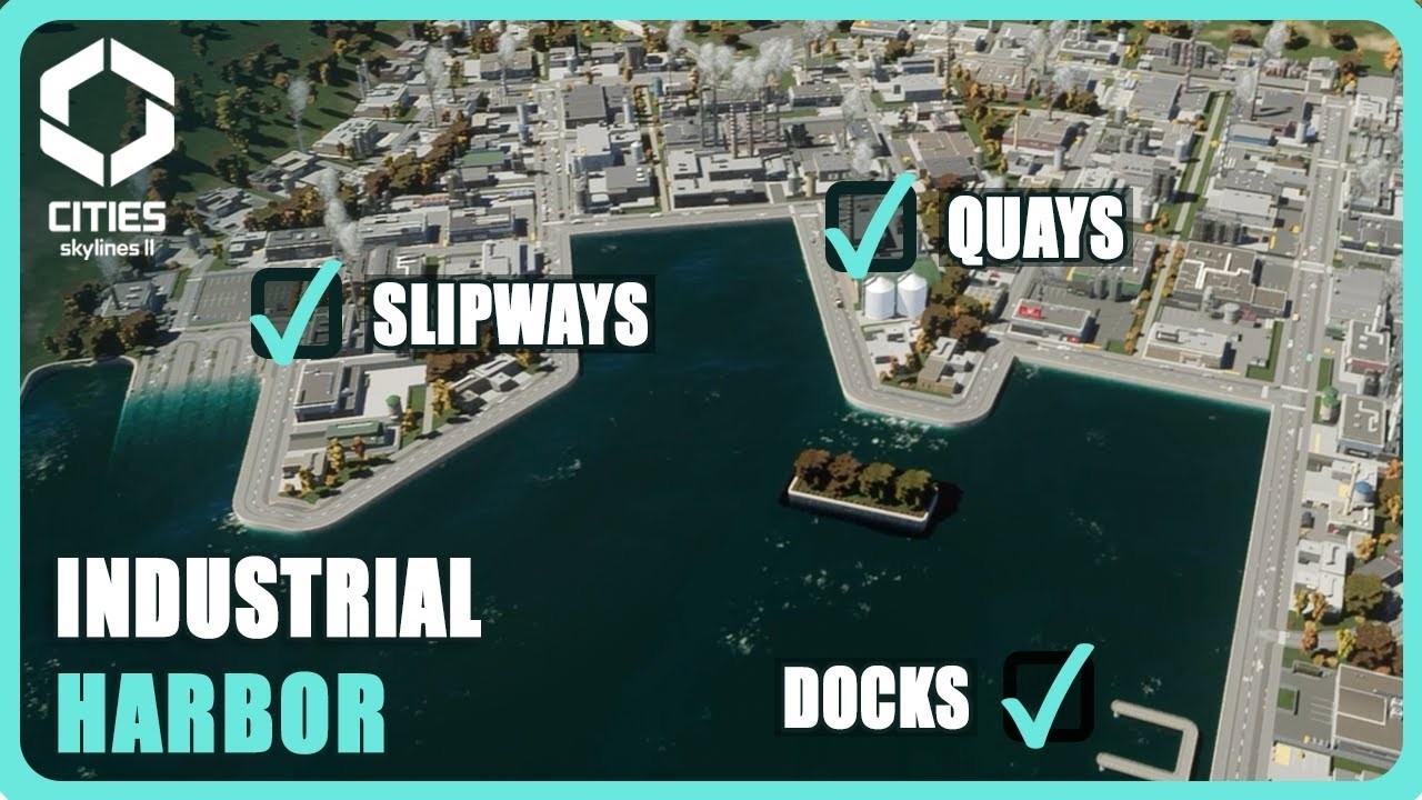 Transforming the Waterfront with a $450,000 Harbor in Cities Skylines 2 ...