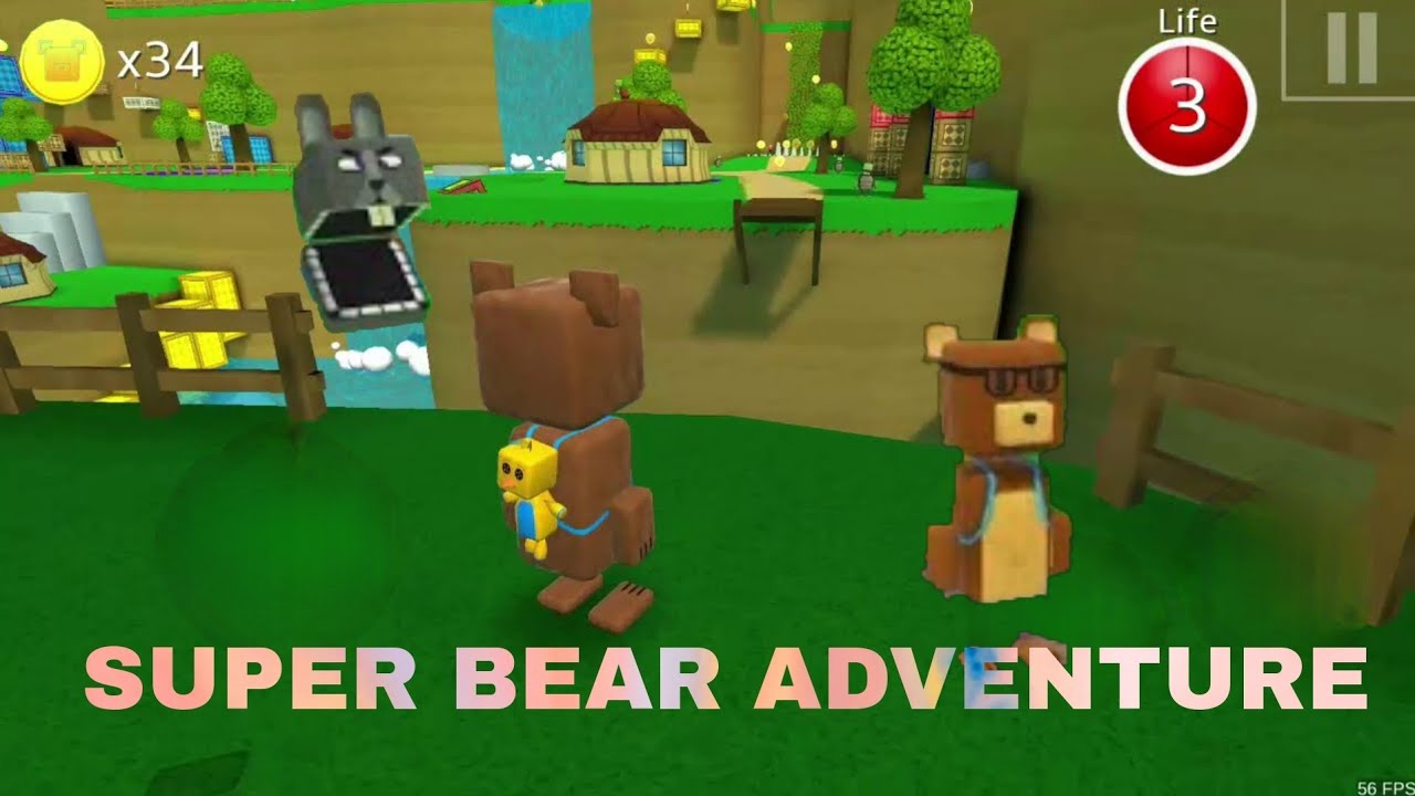 Super bear adventure где все открыто