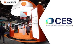 MicroEJ Booth Tour - VEE Energy, VEE Wear 2 and Software Containers! #CES2025