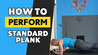 ▶️ Standard Forearm Plank – Core Strength Basics – Silent Demo