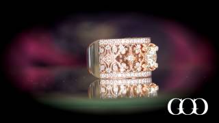 4K Video Of 11 12Mm Rose D Band With Diamonds And 34Ct Round Brilliant