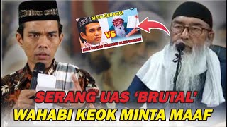 SOMBONG WAHABI SESATKAN SEMUA ORANG, UAS TANTANG LANGSUNG KENA MENTAL MINTA MAAF