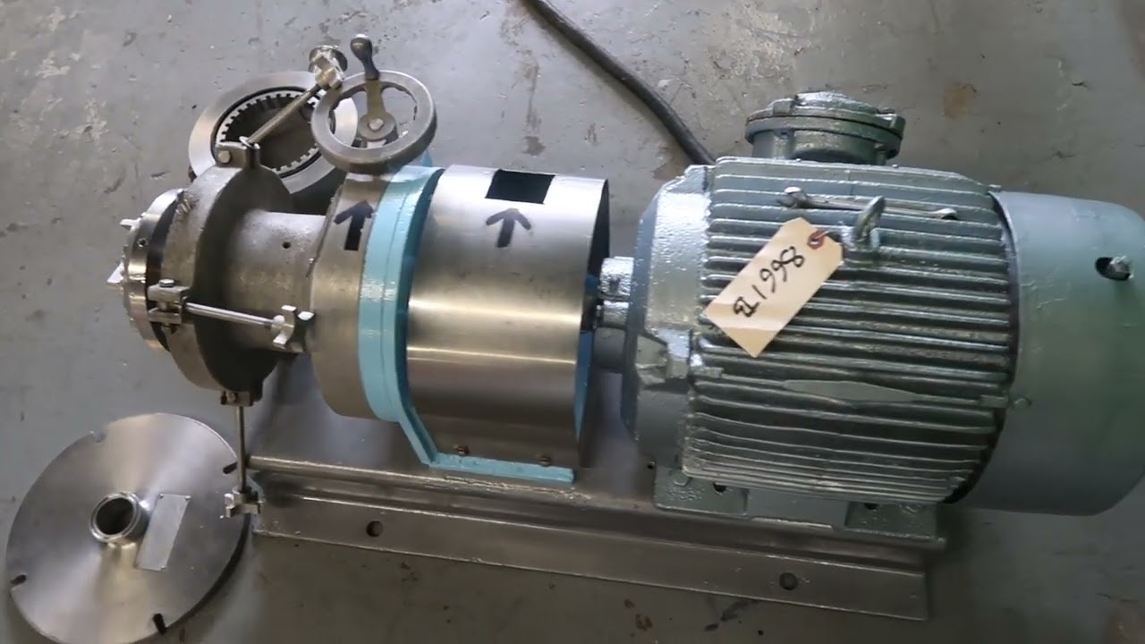 Greerco W750H Horizontal Inline Colloid Mill, XP | 8661b