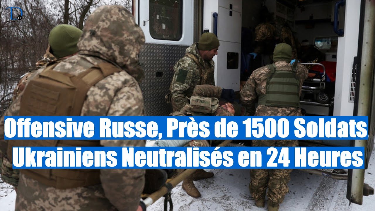 Hécatombe ukrainienne jamais vue: Bilan Humain Catastrophique, Près de 1500 Soldats perdus en 24h