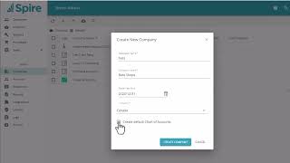 Spire Create Company Database screenshot 2