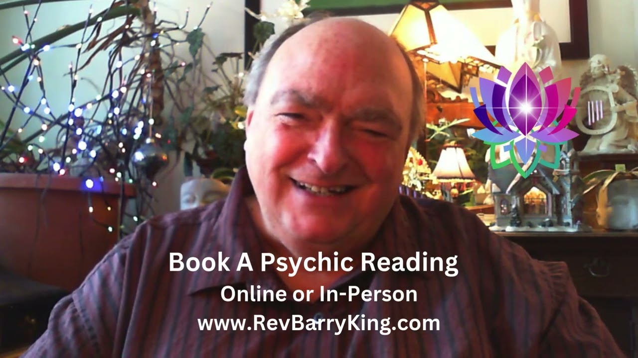 Book A Psychic Reading with  Master Rev Dr Barry King