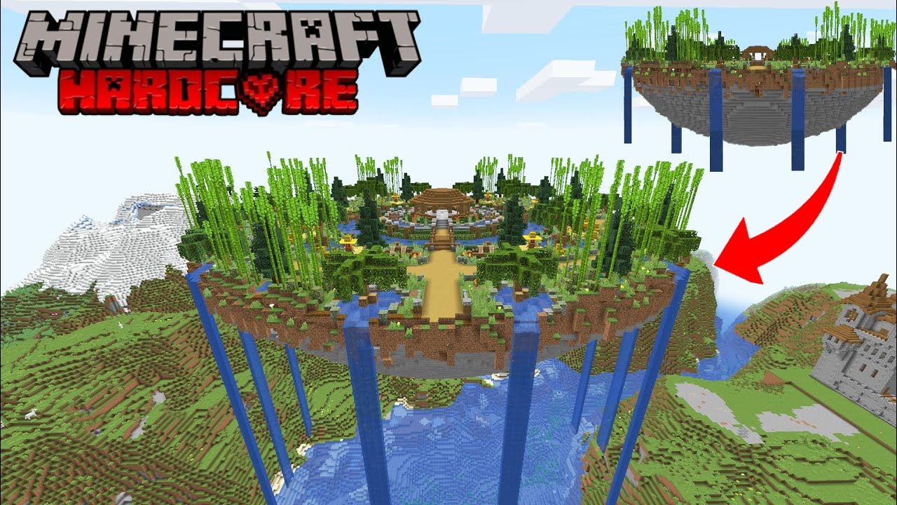 I Made Biggest FLOATING ISLAND In Minecraft Hardcore ! | Episode 8 ...