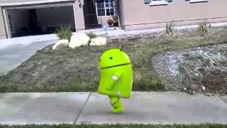 Dancing droid dances while I work 2