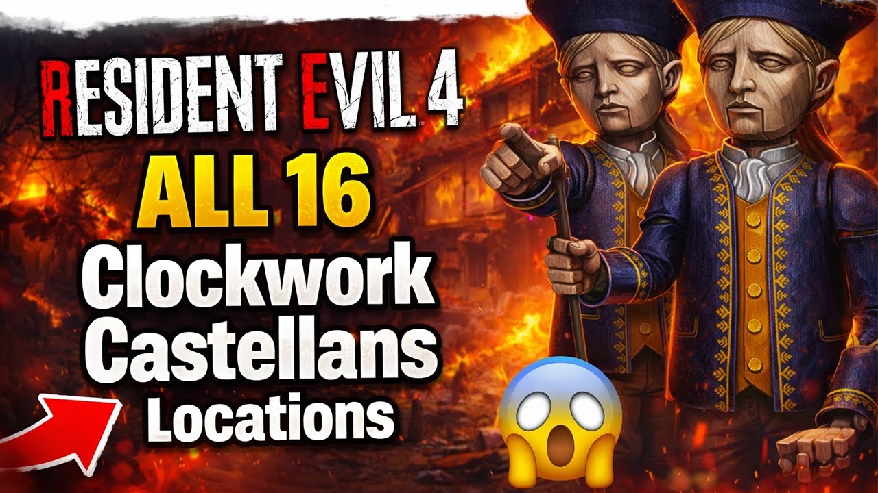 RE4 Remake All Clockwork Castellans Locations (Chapter 1 to 16)