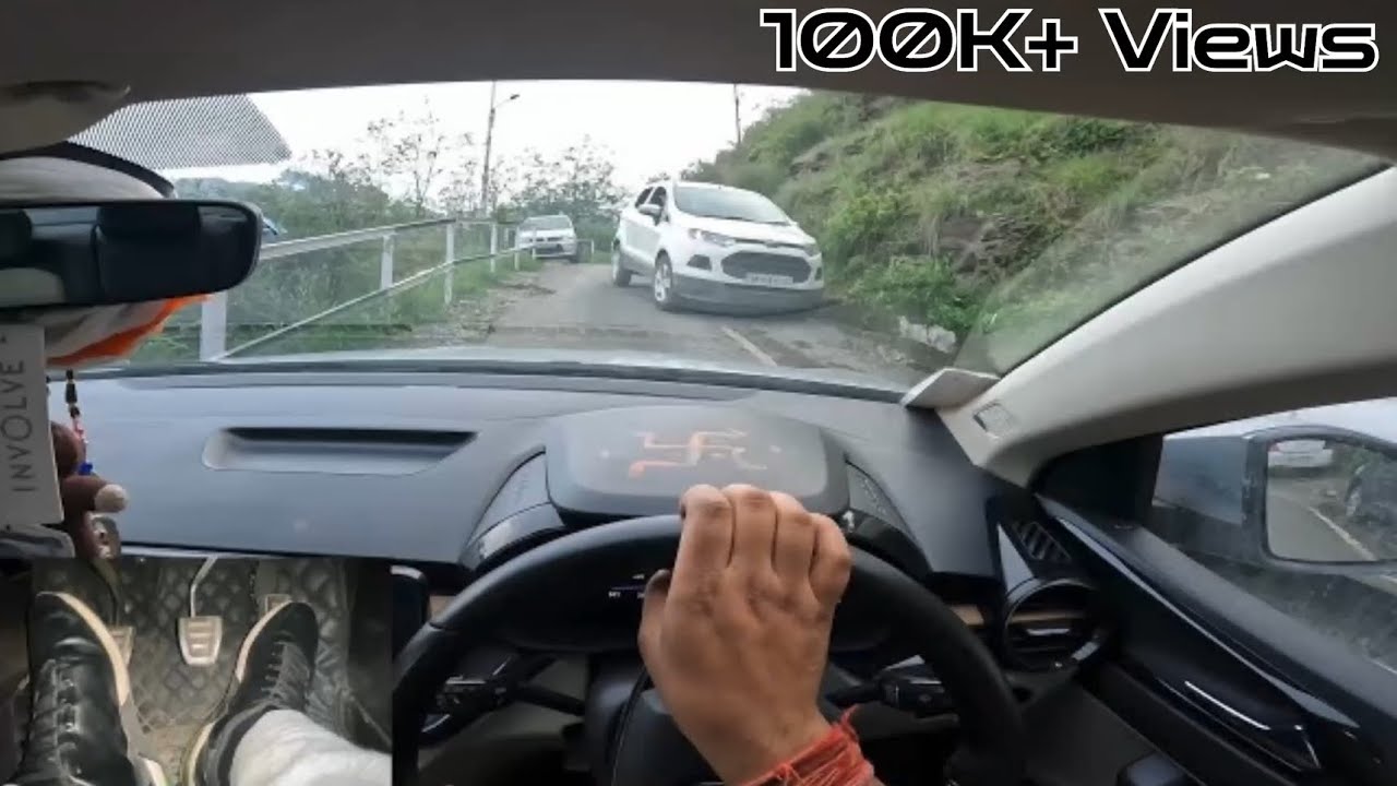 Tutorial on how to drive in hilly areas in my Skoda Slavia 1.5MT. POV and Footwork.