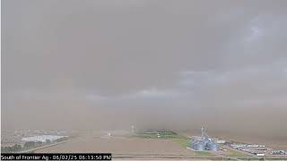 Goodland, KS Dust Storm Timelapse (June 2nd, 2025)