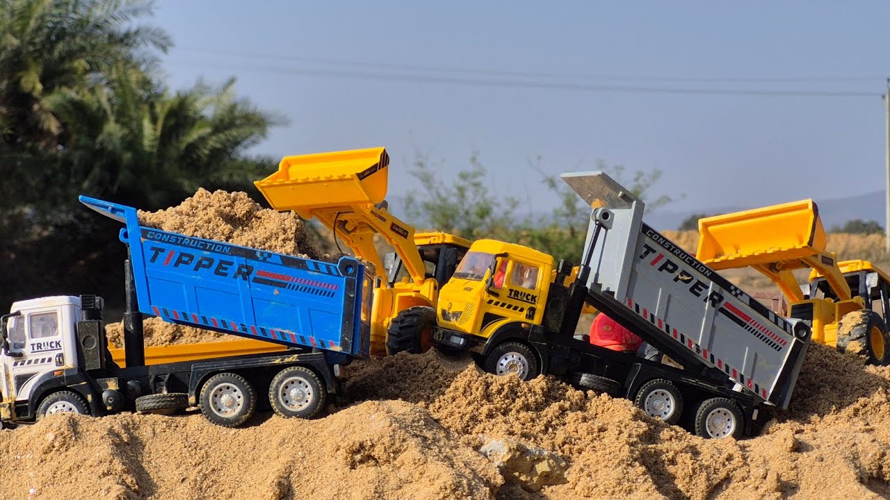 Tipper Truck Loading JCB | HMT Tractor Volvo Truck Dumper @Spdreamtoys 