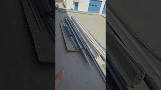 Roof top House mini split Condensor labeling &amp; attic stock metal materials  siding, gutters, trim pi