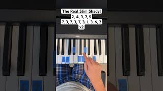 The Real Slim Shady Easy Piano Tutorial For Beginners