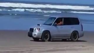 2004 Forester XT Launch Control on sand