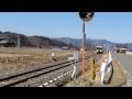 JR釜石線 青笹駅を通過する上り快速電車 の動画、YouTube動画。