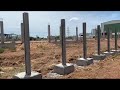 Concrete fencing panels and posts installation  diy