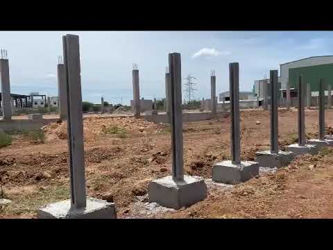 Concrete Fencing Panels And Posts Installation - Diy - Youtube