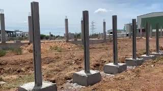 Concrete Fencing Panels and Posts Installation  DIY