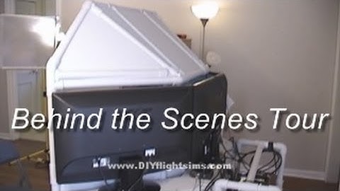 Behind the Scenes Tour: Triple Screen Flight Sim