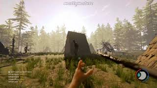 POV: You suck at aiming in The Forest