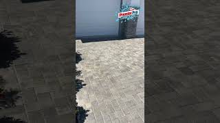 Paver sealing step-by-step process using a water based sealer by Premier Pro Wash & Seal