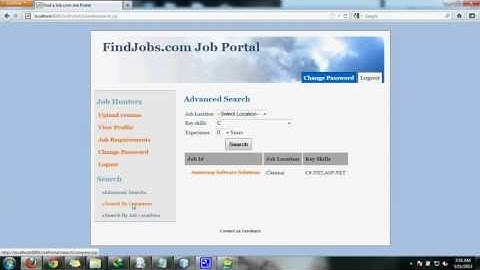 Job Portal Java Video