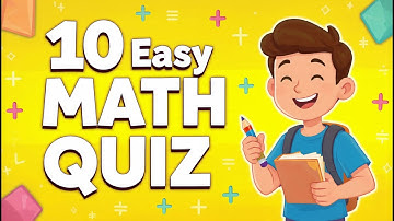 🔢 Can You Solve These Easy Math Questions? | Quick Math Quiz Challenge