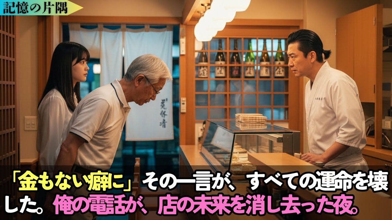 「金もない癖に」と笑った寿司店。数分後、俺の電話が運命ごとへし折った | 泣ける話