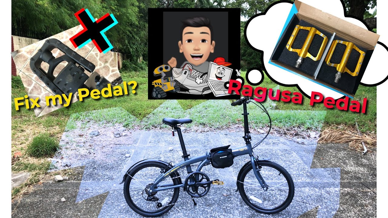 Fixed My Bike Pedal and Installed Ragusa 712 Light Weight Sealed Bearing Bike Pedal