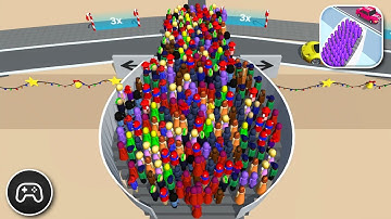 Escalators - Gameplay Walkthrough Part 7 - Survival Game Levels 32-35 (iOS, Android)