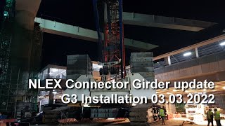 NLEX Connector Steel Box Girder installation (G3) at Blumentritt Stn. - March 2, 2022