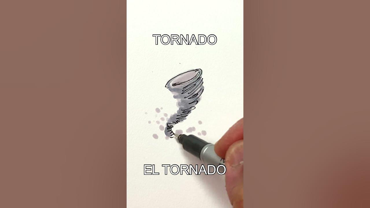 Learn Spanish! ¡Aprenda Inglés! TORNADO EL TORNADO YouTube
