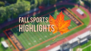2016 Fall Sports Highlights