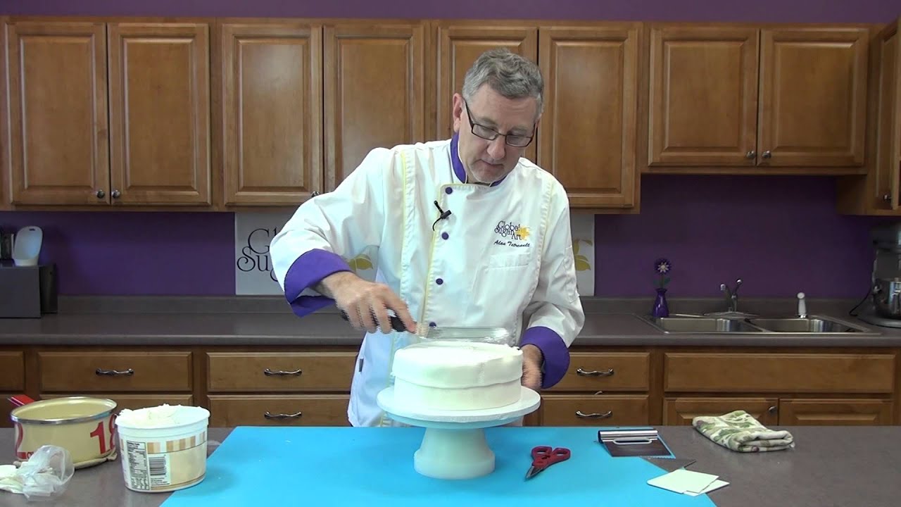 How To Ice A Cake With Buttercream Global Sugar Art YouTube how-to-ice-a-cake-with-buttercream-global-sugar-art-youtube