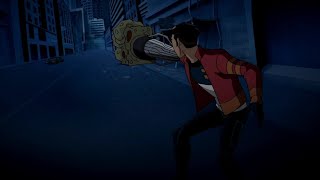 Rex's struggle with his arm - Generator Rex S1E2